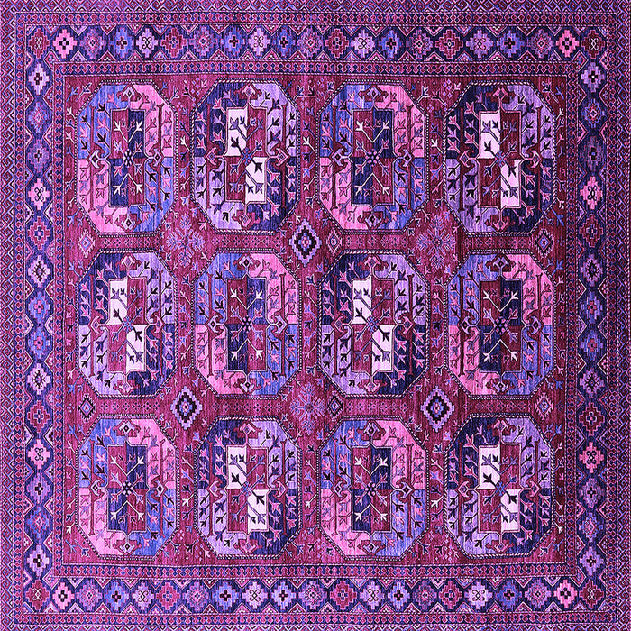 Square Oriental Purple Industrial Rug, urb2009pur