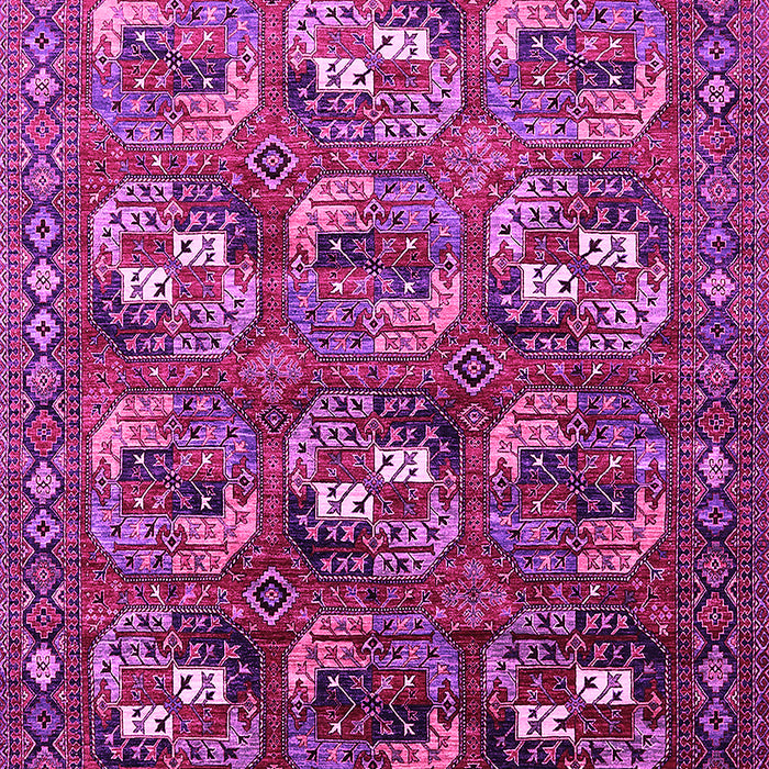 Machine Washable Oriental Pink Industrial Rug, wshurb2009pnk