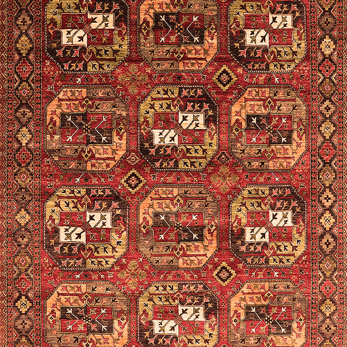 Oriental Orange Industrial Rug, urb2009org