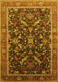 Oriental Yellow Industrial Rug, urb2010yw