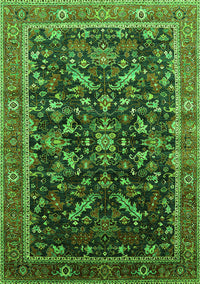 Oriental Green Industrial Rug, urb2010grn