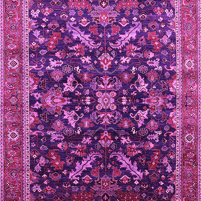 Machine Washable Oriental Pink Industrial Rug, wshurb2010pnk