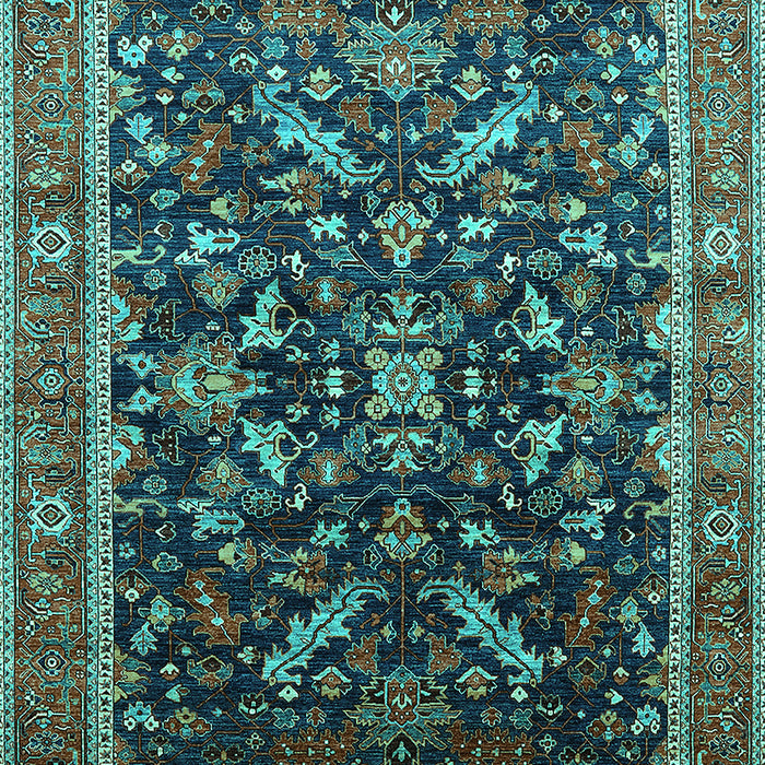 Oriental Turquoise Industrial Rug, urb2010turq