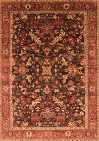 Oriental Orange Industrial Rug, urb2010org