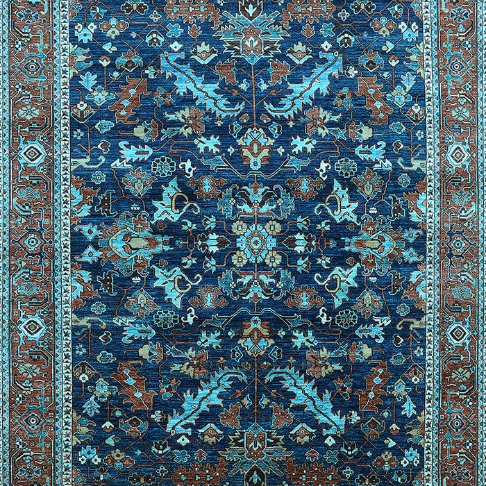 Oriental Light Blue Industrial Rug, urb2010lblu