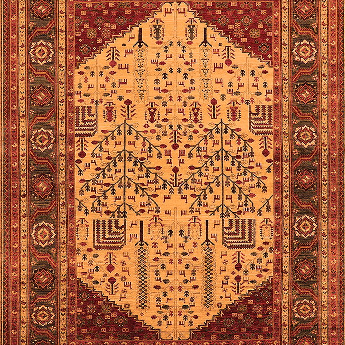 Oriental Orange Industrial Rug, urb2011org