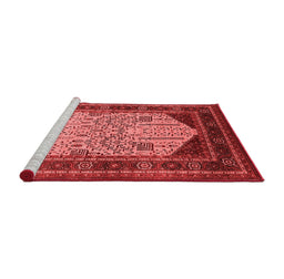 Industrial Red Washable Rugs