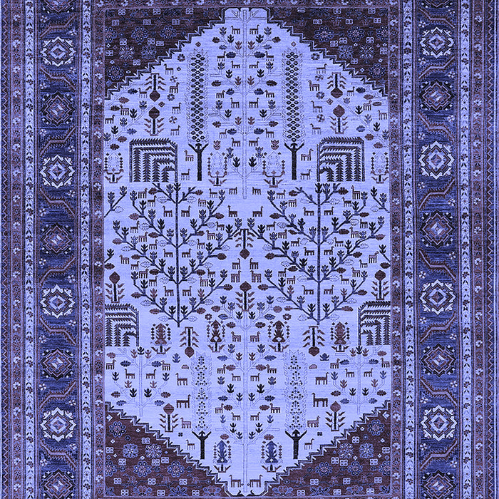 Oriental Blue Industrial Rug, urb2011blu