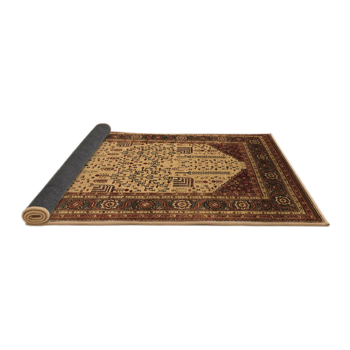 Sideview of Oriental Brown Industrial Rug, urb2011brn