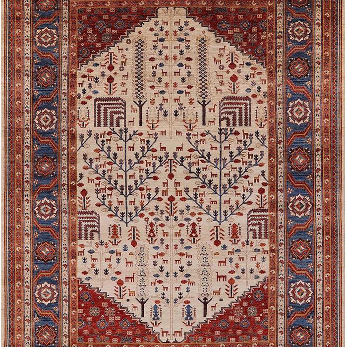 Mid-Century Modern Light Copper Gold Oriental Rug, urb2011
