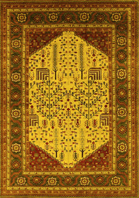 Oriental Yellow Industrial Rug, urb2011yw