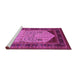 Sideview of Machine Washable Oriental Pink Industrial Rug, wshurb2011pnk