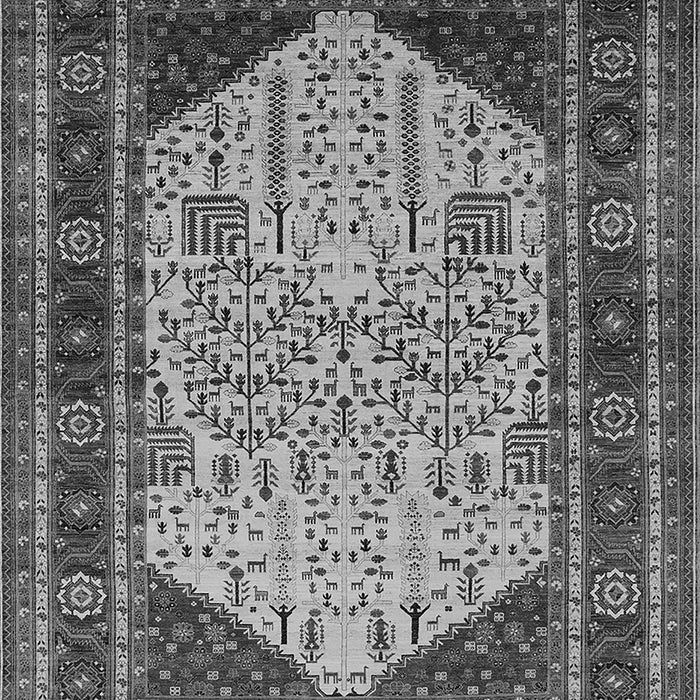 Oriental Gray Industrial Rug, urb2011gry