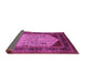 Sideview of Oriental Pink Industrial Rug, urb2011pnk