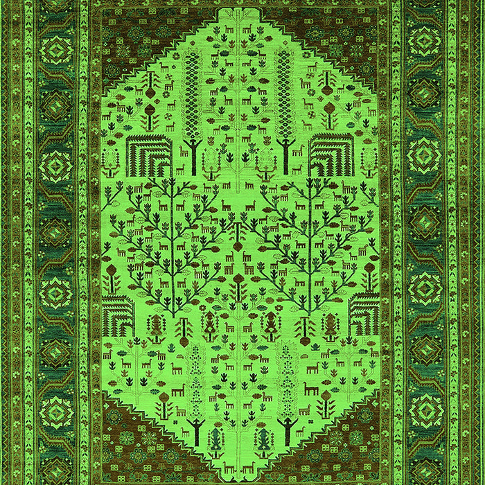 Oriental Green Industrial Rug, urb2011grn