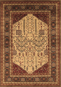 Oriental Brown Industrial Rug, urb2011brn