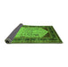 Sideview of Oriental Green Industrial Rug, urb2011grn