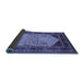 Sideview of Oriental Blue Industrial Rug, urb2011blu