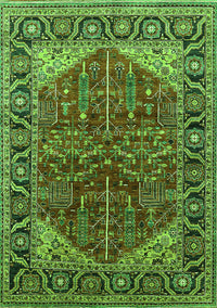 Oriental Green Industrial Rug, urb2012grn