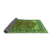 Sideview of Oriental Green Industrial Rug, urb2012grn