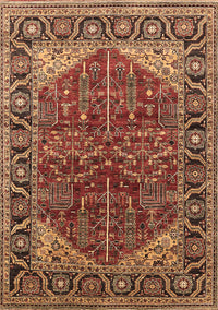 Oriental Brown Industrial Rug, urb2012brn