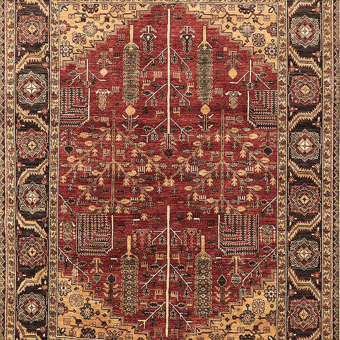 Oriental Brown Industrial Rug, urb2012brn