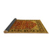 Sideview of Oriental Yellow Industrial Rug, urb2012yw