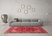 Industrial Red Washable Rugs