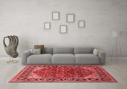 Industrial Red Washable Rugs