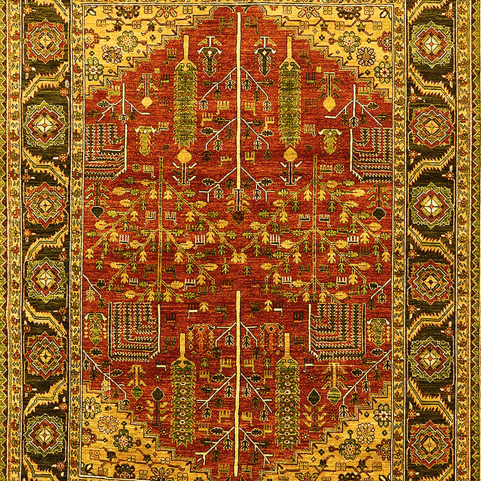 Oriental Yellow Industrial Rug, urb2012yw