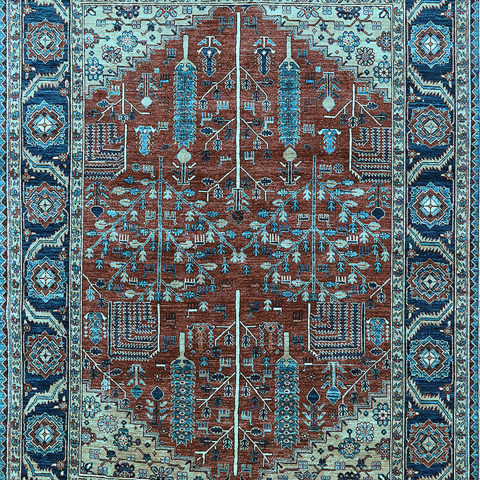 Oriental Light Blue Industrial Rug, urb2012lblu