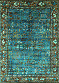 Oriental Turquoise Traditional Rug, urb2013turq