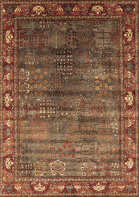 Oriental Brown Traditional Rug, urb2013brn