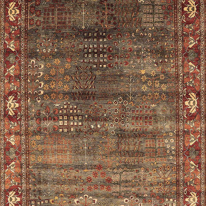 Oriental Brown Traditional Rug, urb2013brn