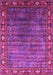 Machine Washable Oriental Pink Traditional Rug, wshurb2013pnk