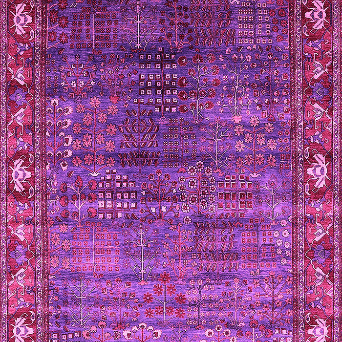 Machine Washable Oriental Pink Traditional Rug, wshurb2013pnk