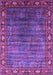 Machine Washable Oriental Purple Traditional Area Rugs, wshurb2013pur