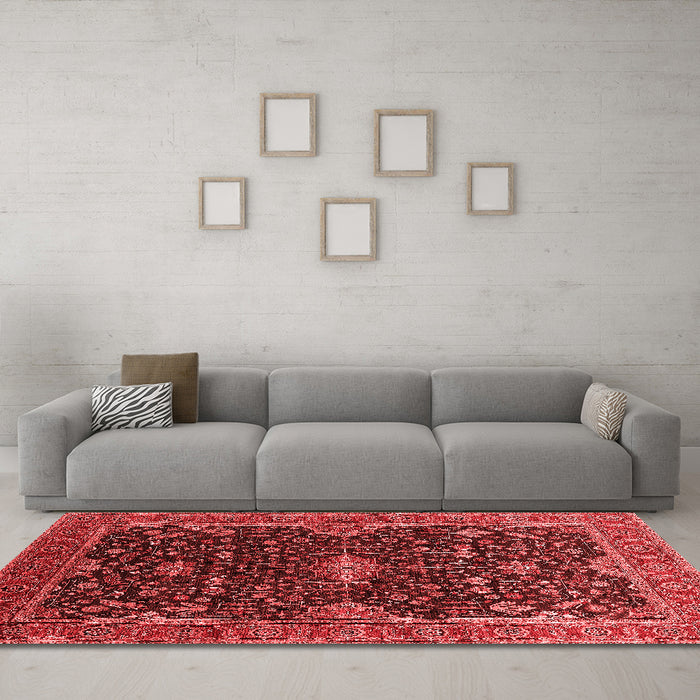 Traditional Red Washable Rugs