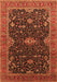 Machine Washable Oriental Orange Traditional Area Rugs, wshurb2014org