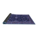 Sideview of Oriental Blue Traditional Rug, urb2014blu