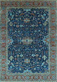 Oriental Light Blue Traditional Rug, urb2014lblu