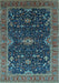 Oriental Light Blue Traditional Rug, urb2014lblu