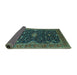 Sideview of Oriental Turquoise Traditional Rug, urb2014turq