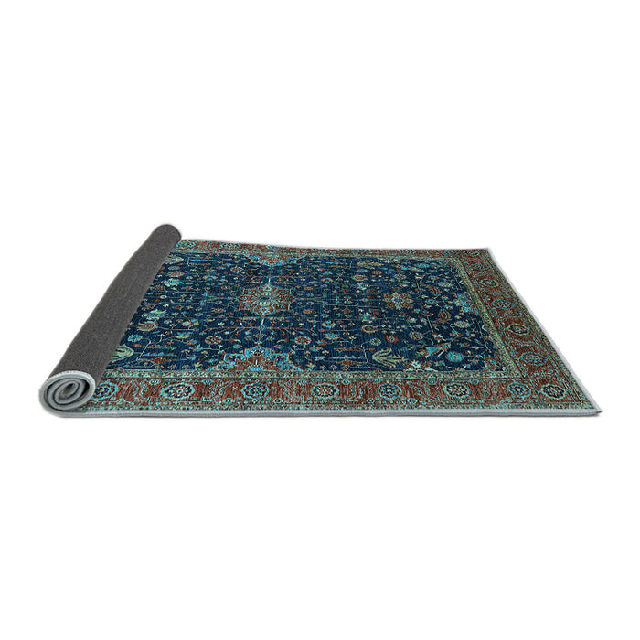 Sideview of Oriental Light Blue Traditional Rug, urb2014lblu