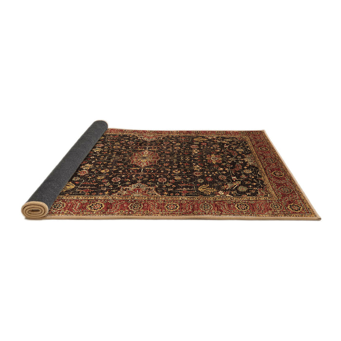 Sideview of Oriental Brown Traditional Rug, urb2014brn