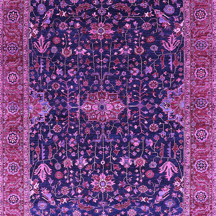 Machine Washable Oriental Purple Traditional Area Rugs, wshurb2014pur