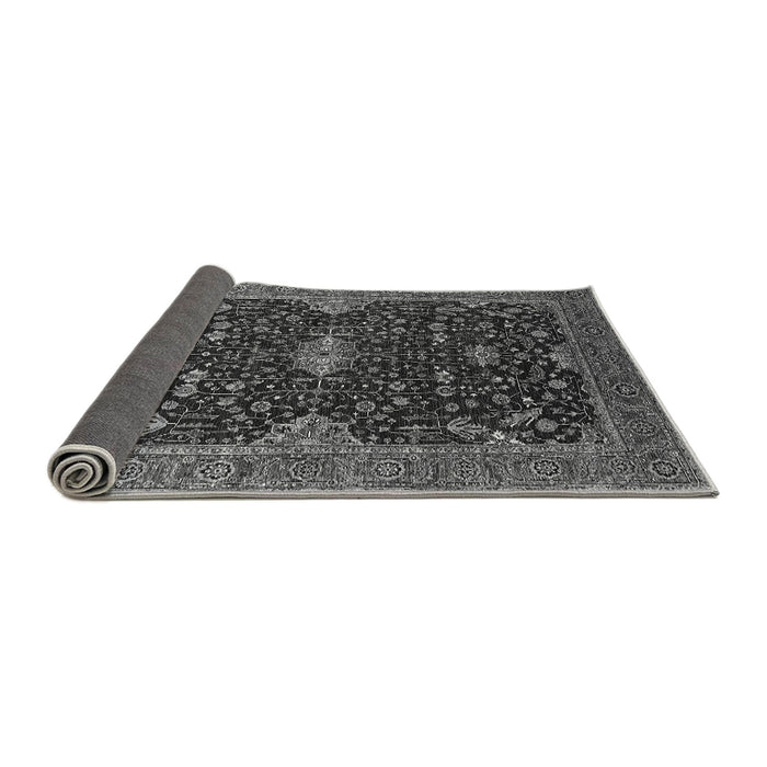 Sideview of Oriental Gray Traditional Rug, urb2014gry