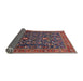 Sideview of Mid-Century Modern Rose Purple Oriental Rug, urb2015