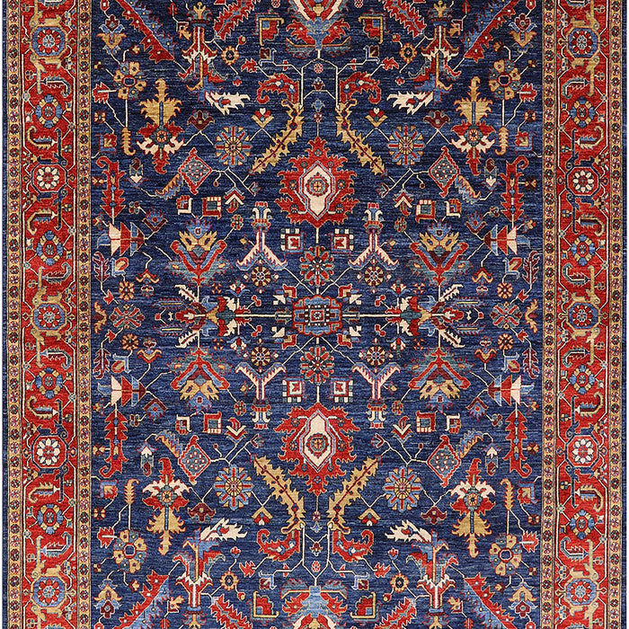 Mid-Century Modern Rose Purple Oriental Rug, urb2015