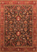 Machine Washable Oriental Orange Industrial Area Rugs, wshurb2015org